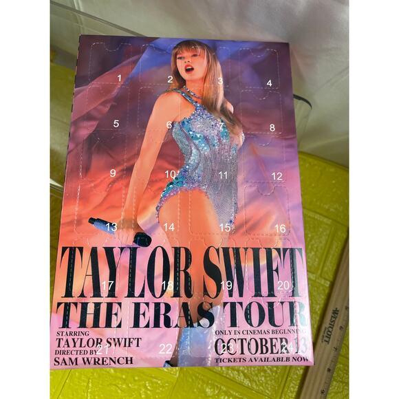 Taylor Swift The Eras Tour Advent Calendar 24 Days Of Theme Surprise Ornaments - Picture 2 of 5